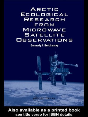 cover image of Arctic Ecological Research from Microwave Satellite Observations